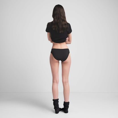 Lightweight Cotton Lace Brief