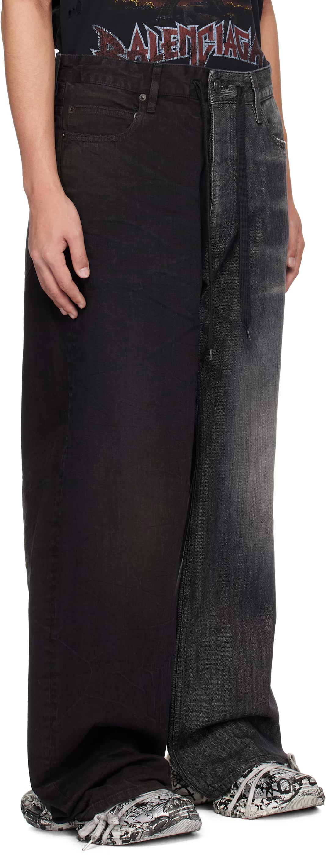 Black 50-50 Jeans