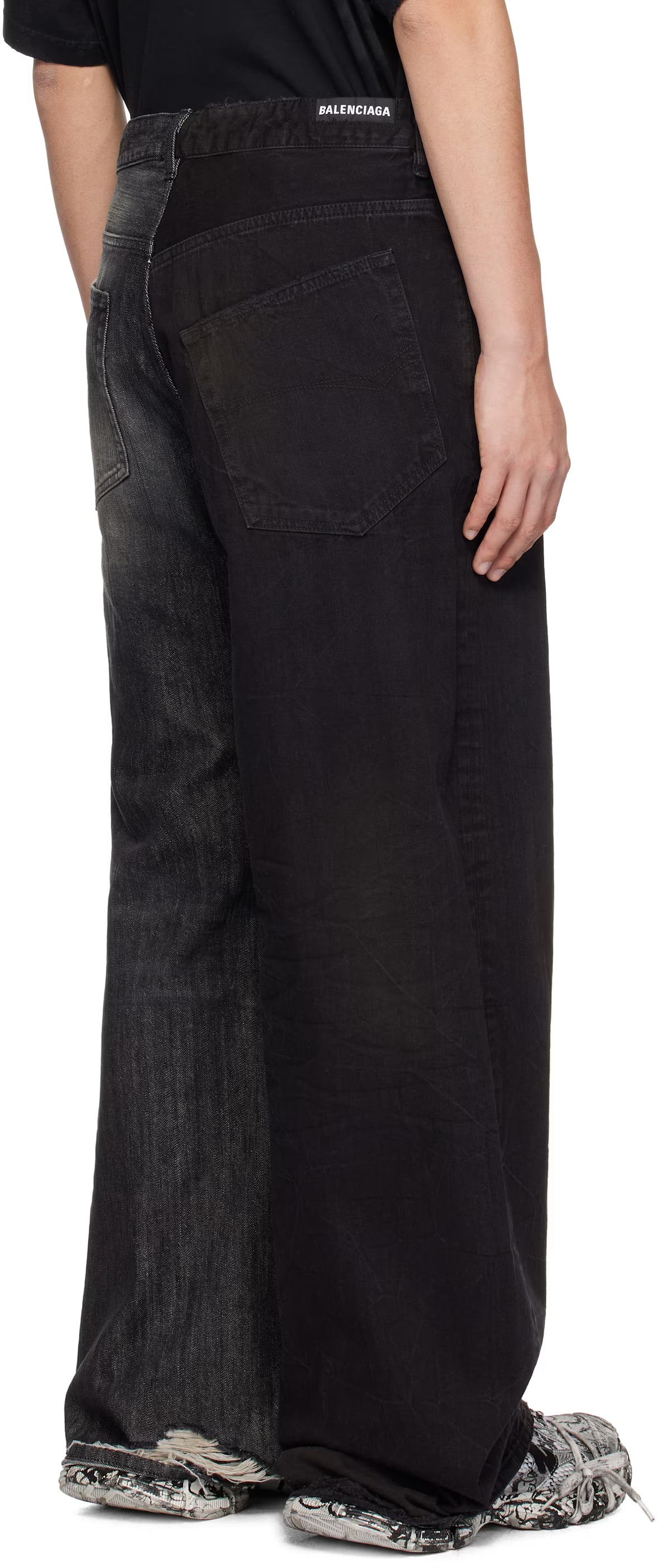 Black 50-50 Jeans