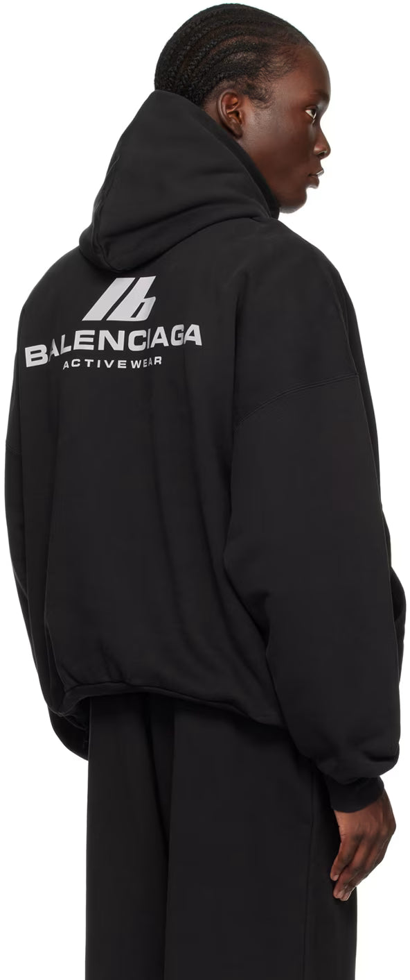 Black 'Activewear' Hoodie