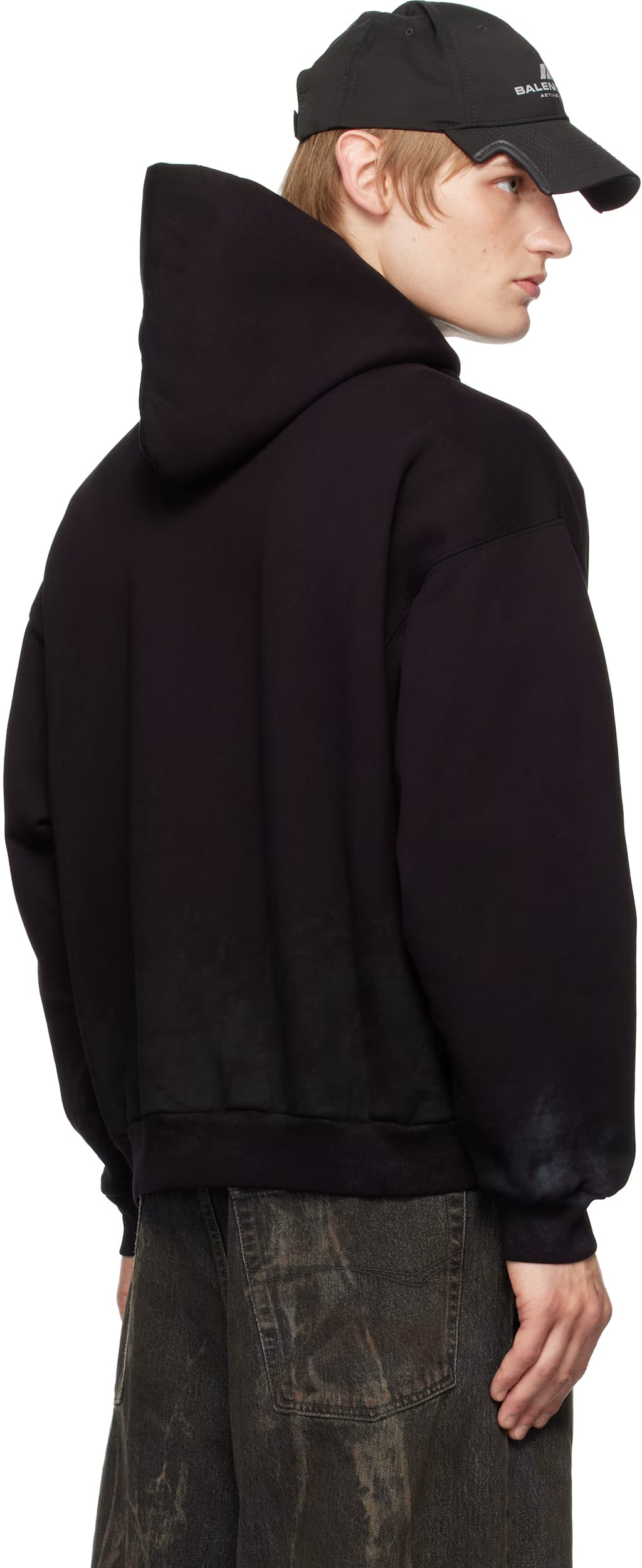 Black Metal BB Stencil Hoodie