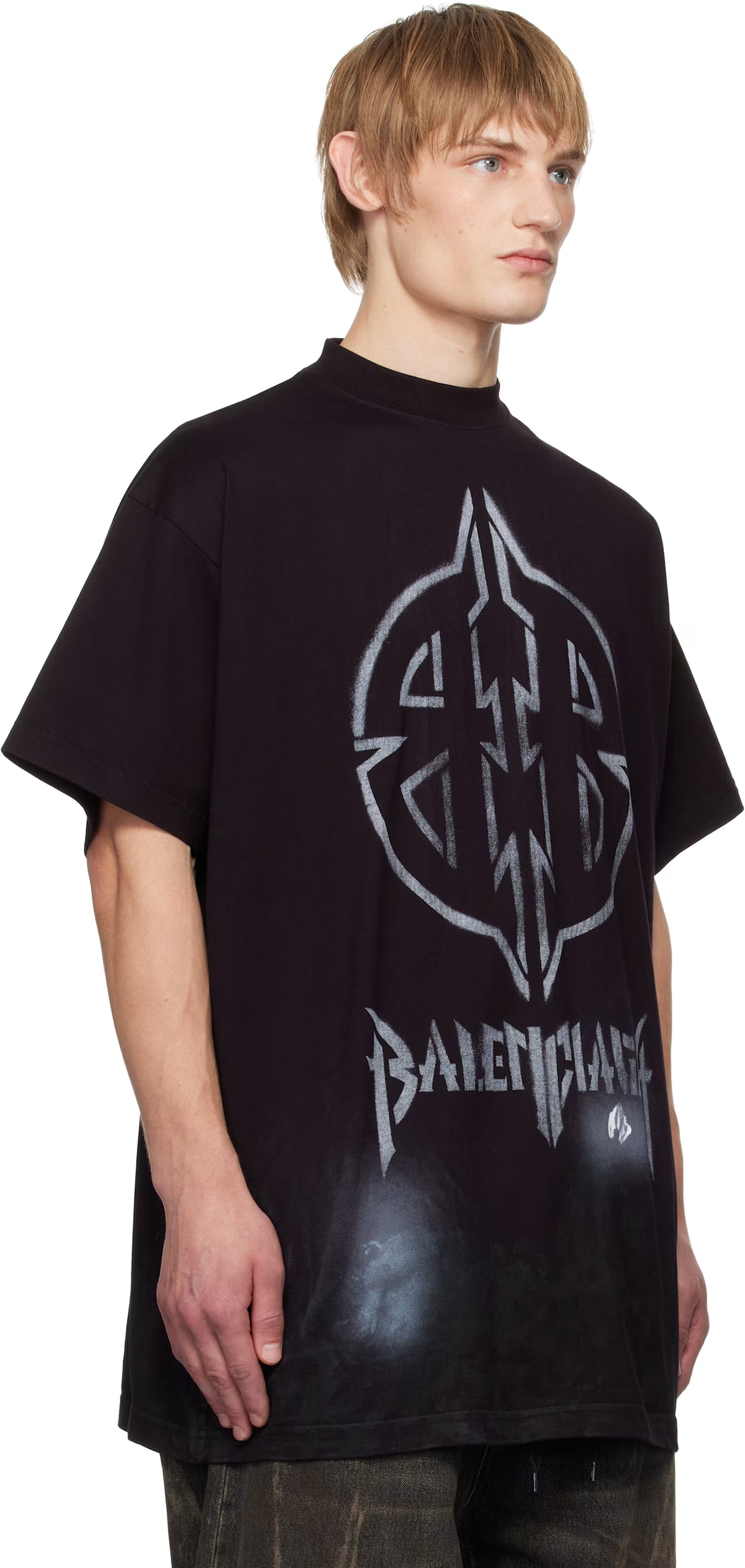 Black Metal BB Stencil T-shirt