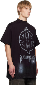 Black Metal BB Stencil T-shirt