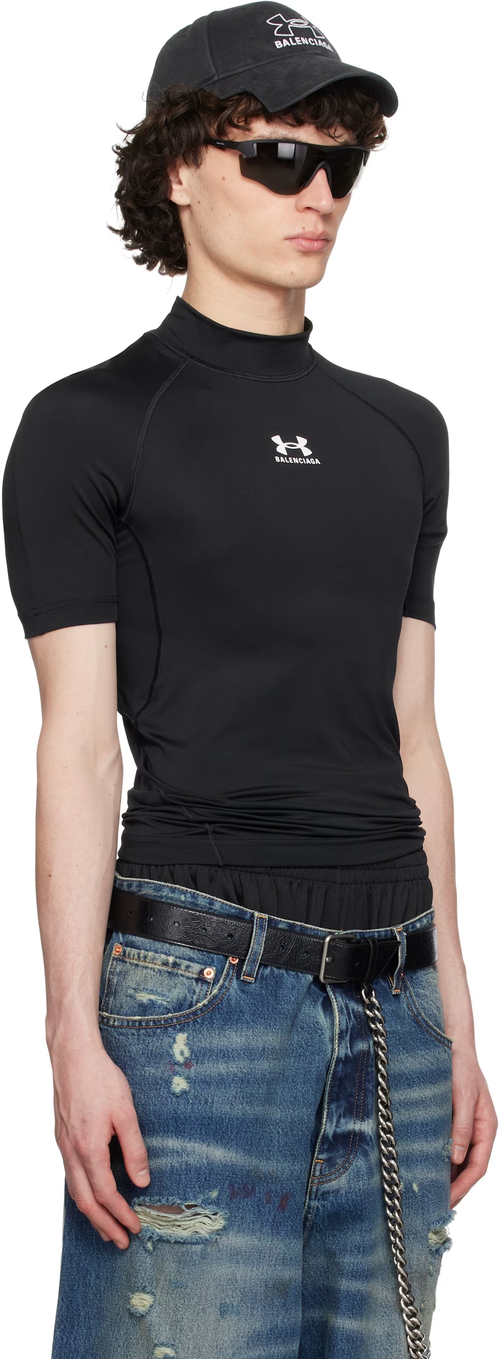 Black Under Armour Edition Mock Neck T-shirt