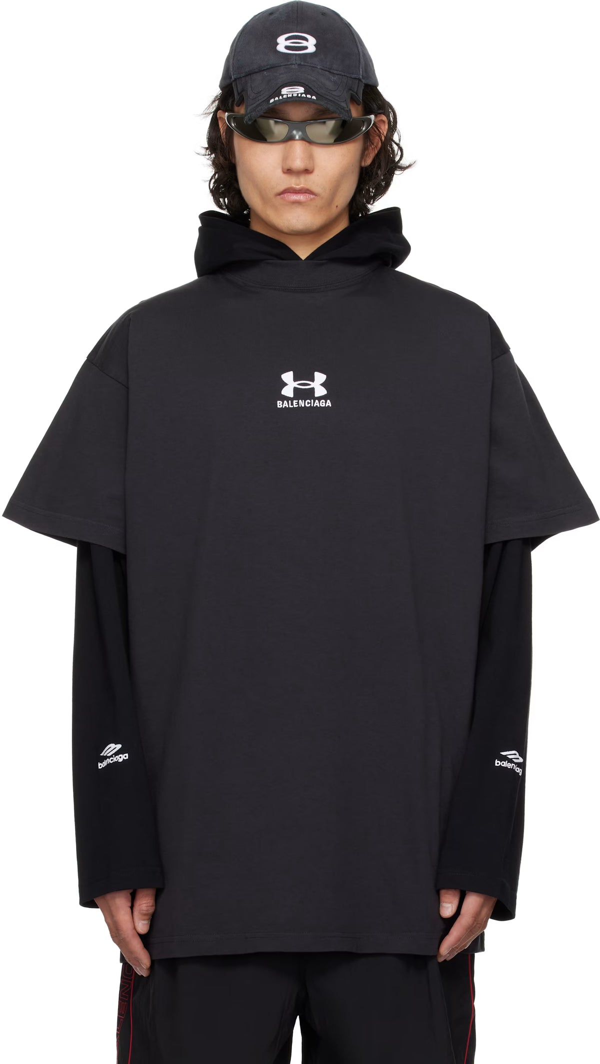 Black Under Armour Edition Oversized T-shirt