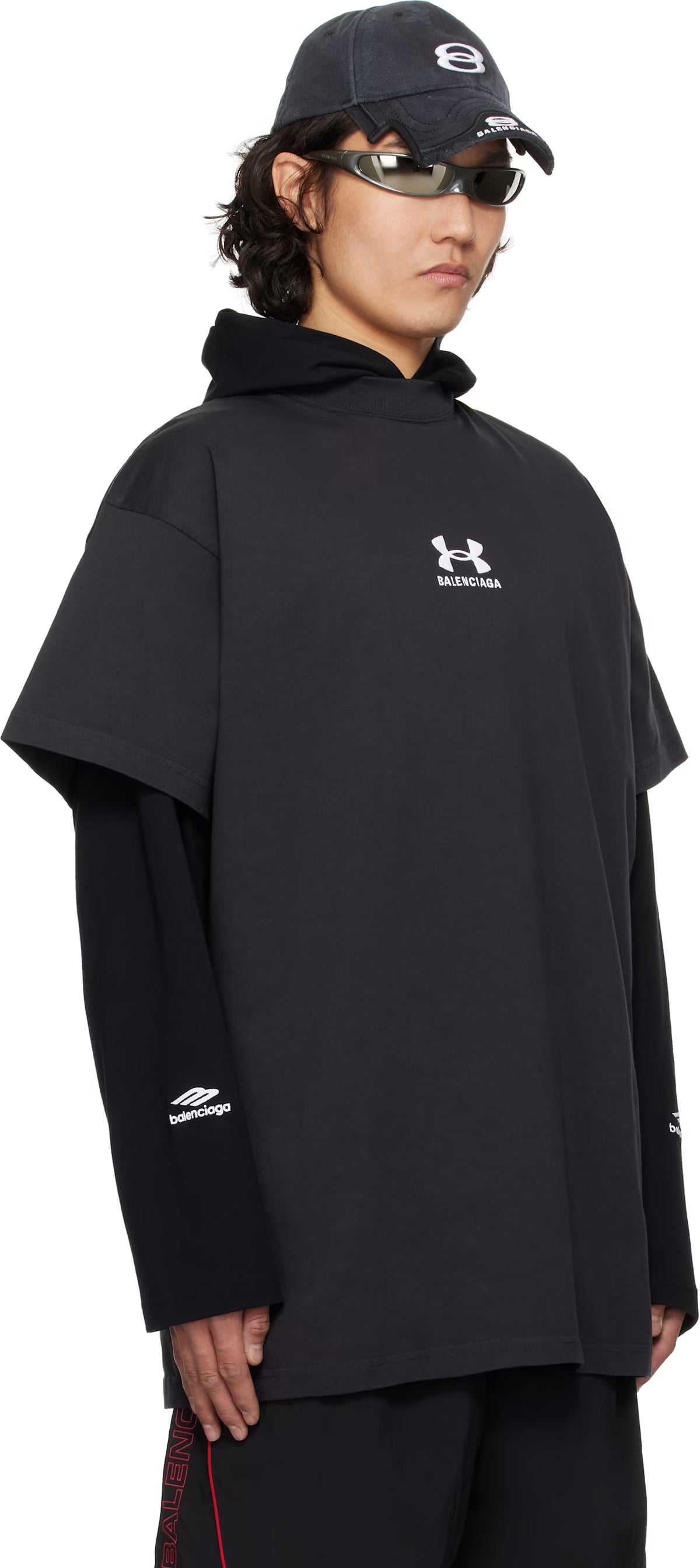 Black Under Armour Edition Oversized T-shirt