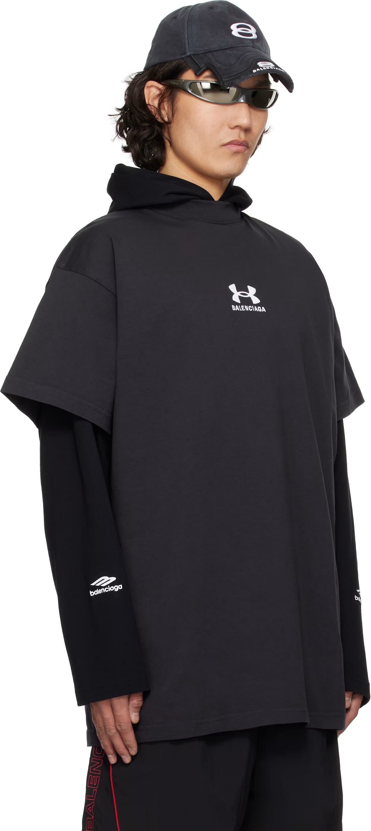 Black Under Armour Edition Oversized T-shirt