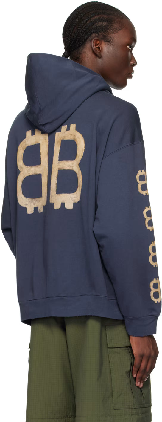 Blue Crypto Hoodie