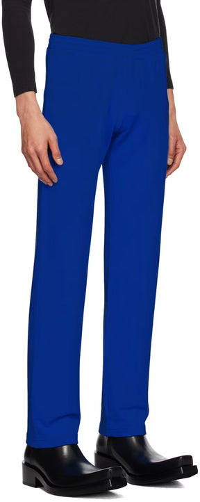 Blue Low-Waist Sweatpants
