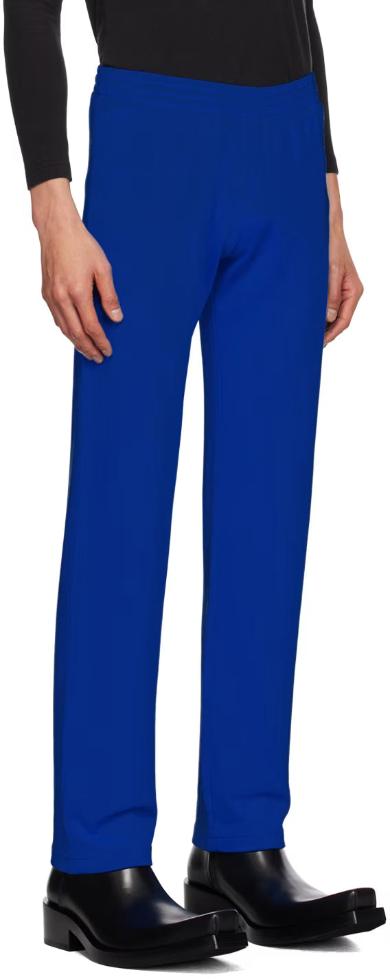 Blue Low-Waist Sweatpants