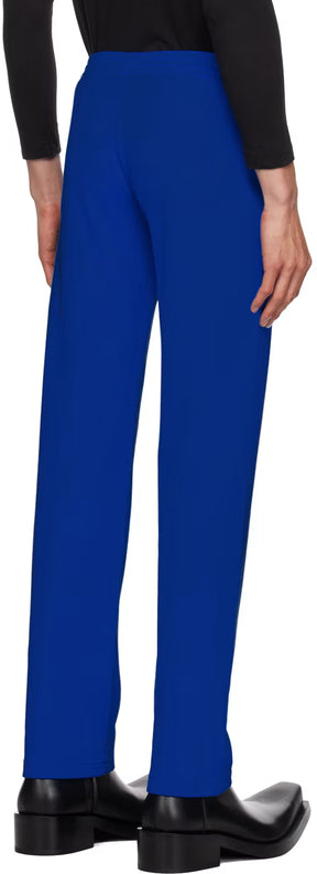 Blue Low-Waist Sweatpants