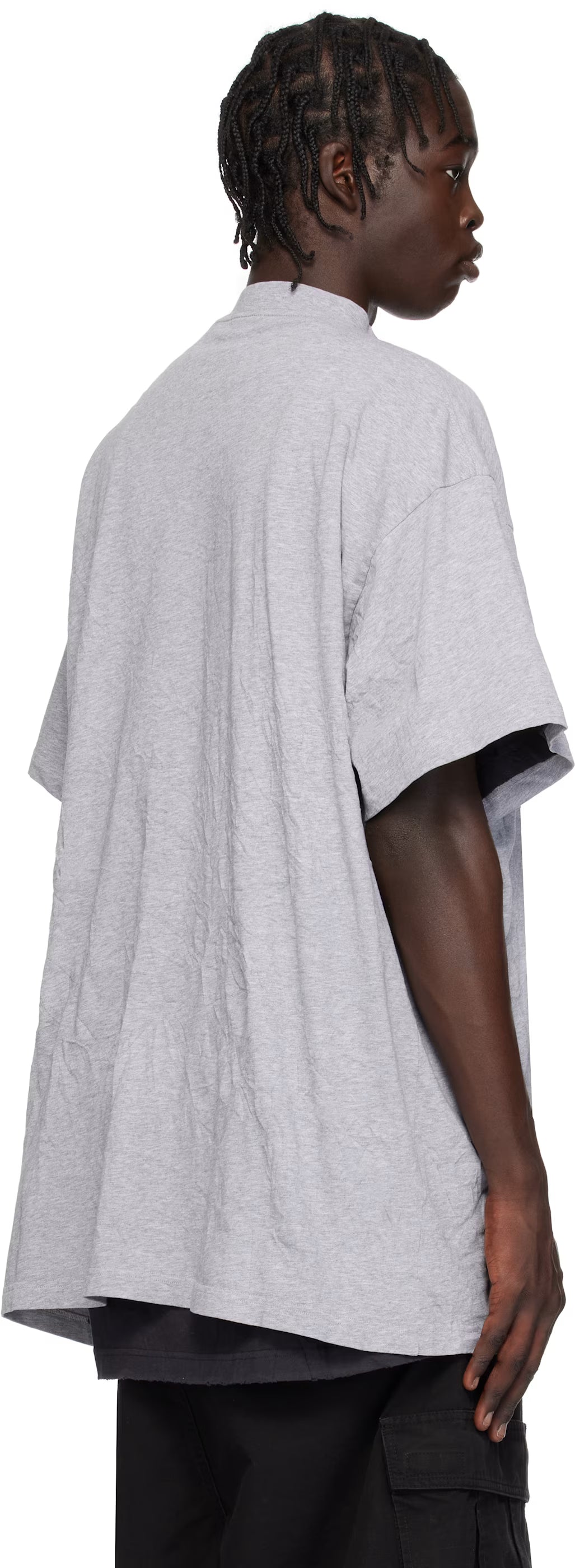 Gray 'Balenciaga Boxing' T-shirt
