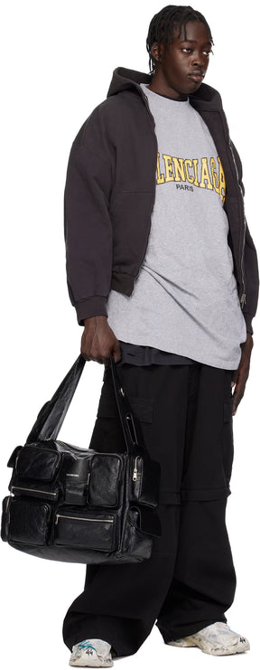 Gray 'Balenciaga Boxing' T-shirt