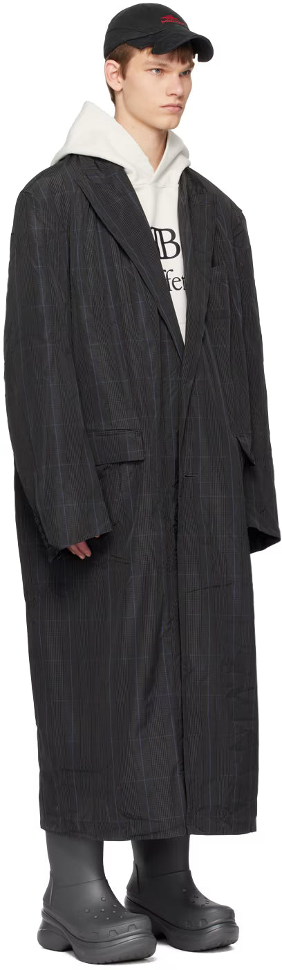 Gray Packable Coat