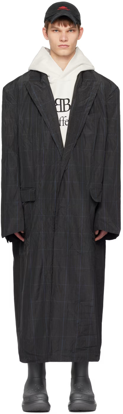 Gray Packable Coat