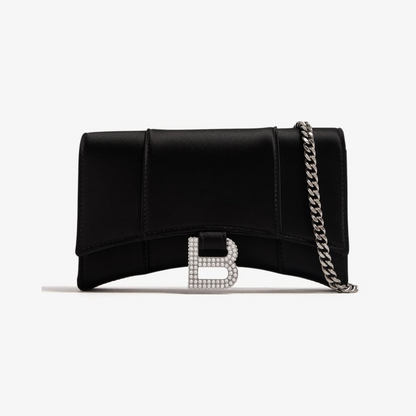 Balenciaga Hourglass chain wallet