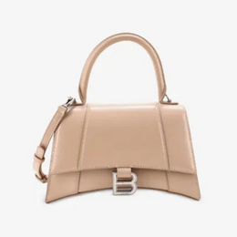 Balenciaga Hourglass Top Handle Bag Leather Small satchel
