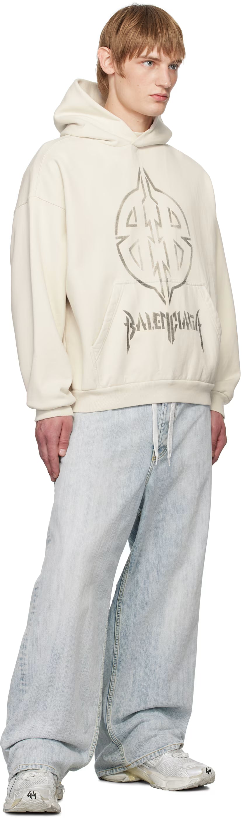 Off-White Metal BB Stencil Hoodie