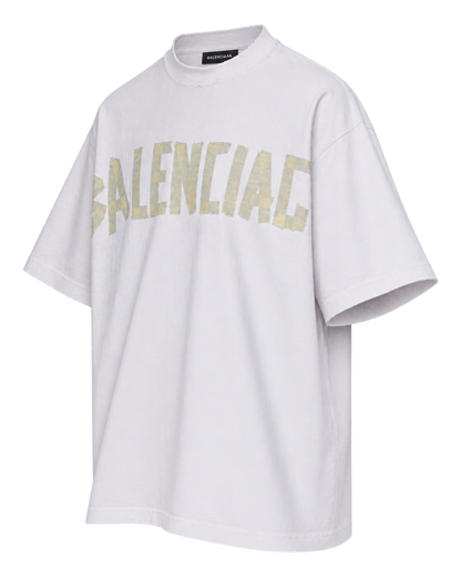Balenciaga Off-White Tape Type T-Shirt