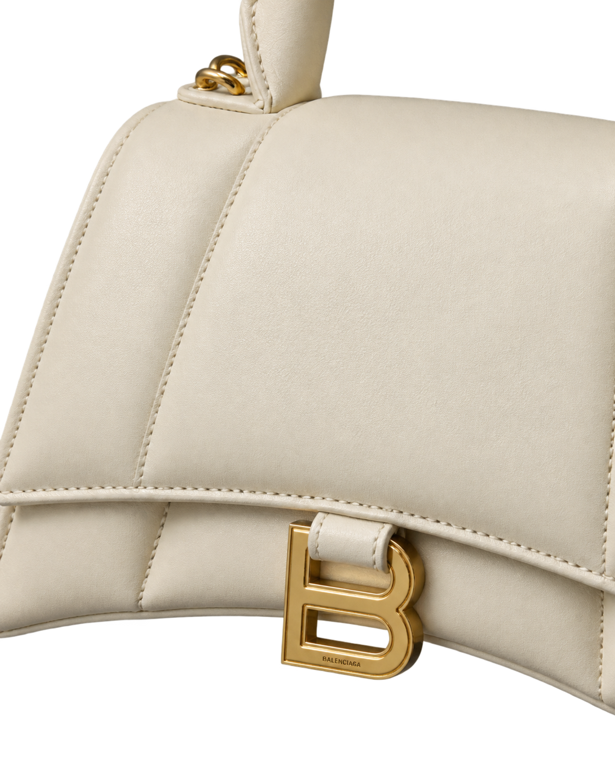 Balenciaga Small Padded Hourglass Top-Handle Bag