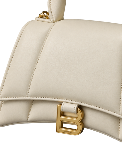 Balenciaga Small Padded Hourglass Top-Handle Bag