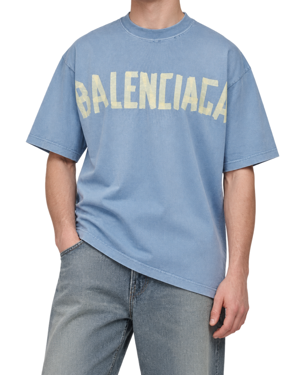 Balenciaga Tape Type cotton jersey T-shirt