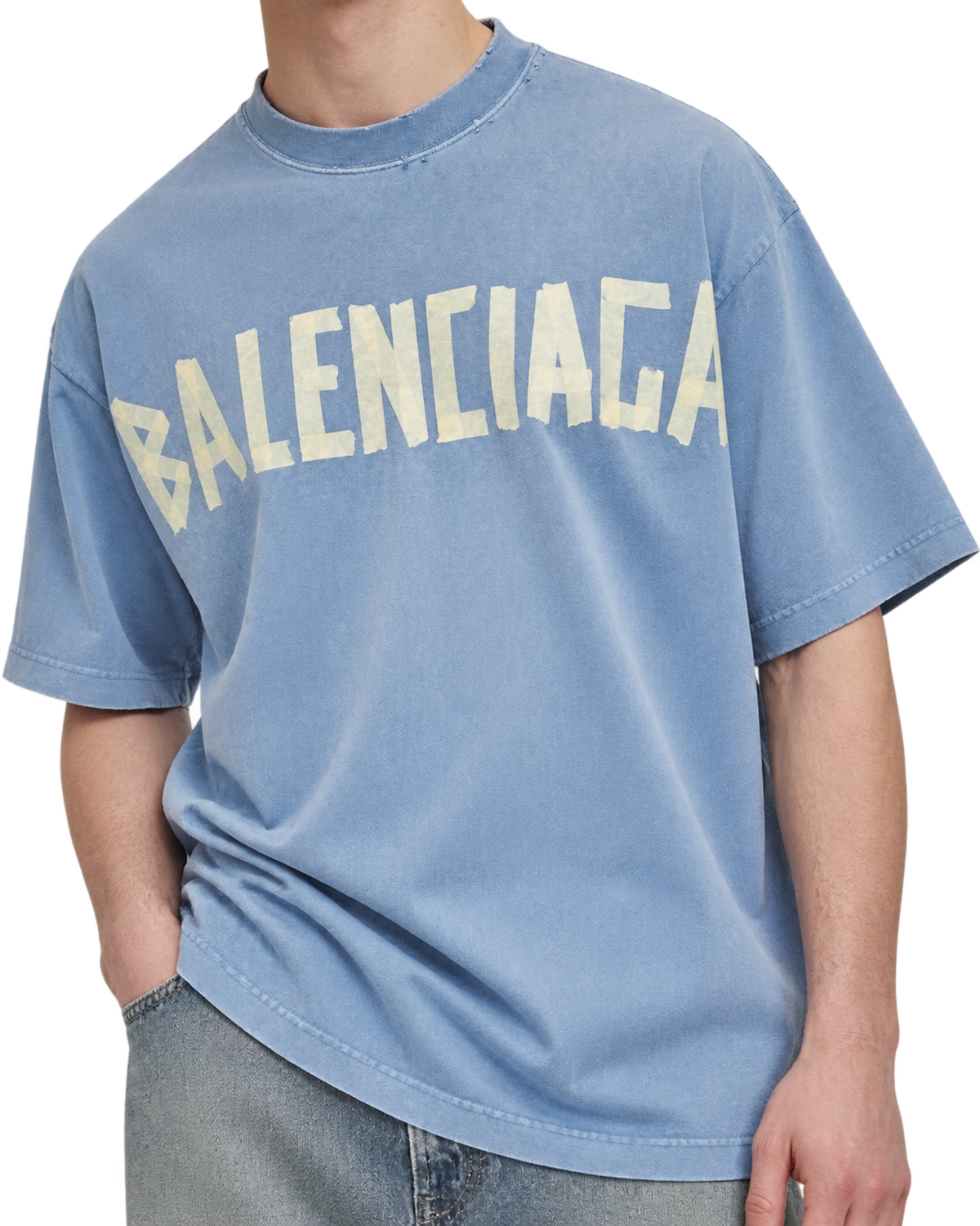 Balenciaga Tape Type cotton jersey T-shirt