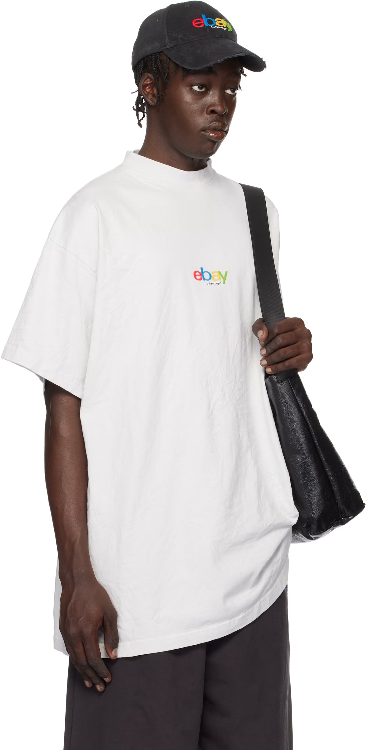 White eBay Edition Oversized T-shirt