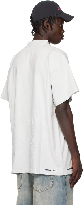 White 'Planet Earth' Oversized T-shirt
