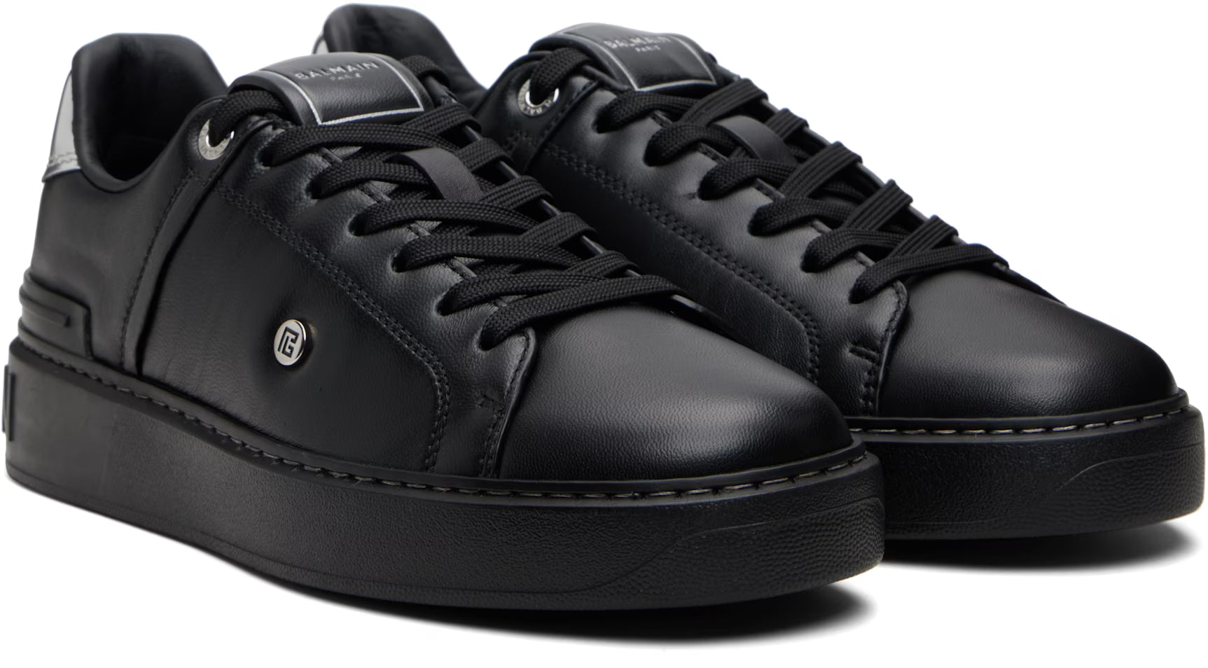 Balmain Black B-Court Sneakers