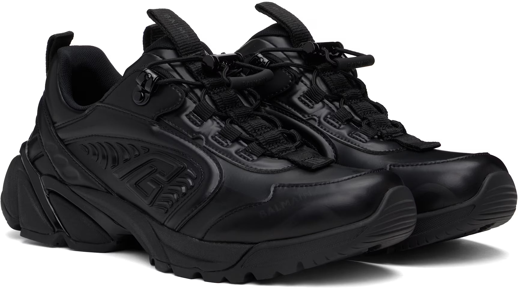 Balmain Black Cosmic Dust Sneakers