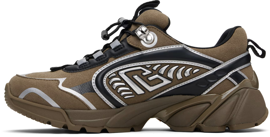 Balmain Khaki Cosmic Dust Sneakers