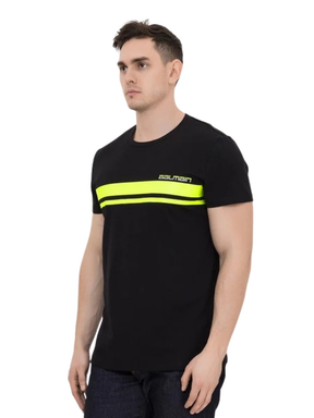 Balmain Neon Logo Black T-Shirt