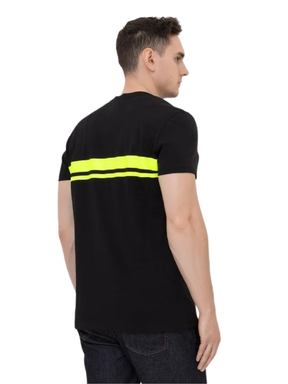 Balmain Neon Logo Black T-Shirt