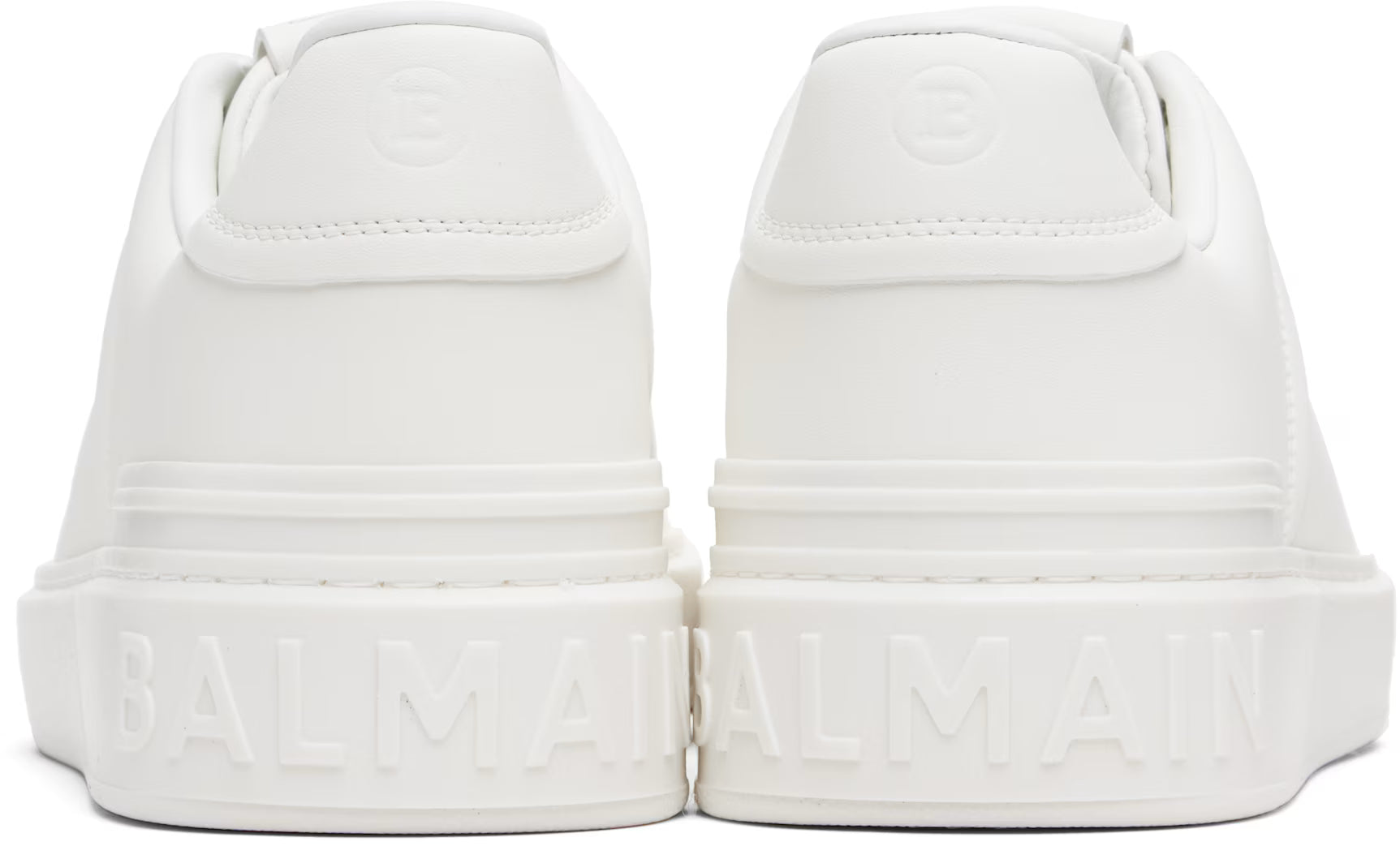 Balmain Off-White B-Court Sneakers