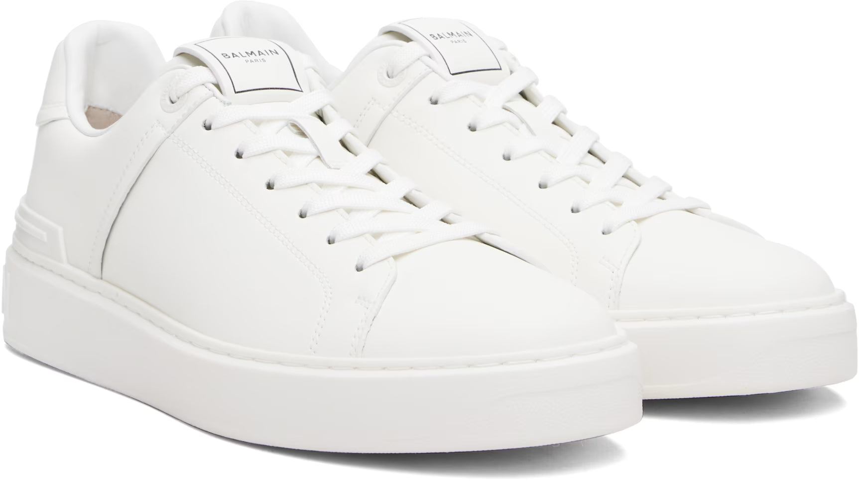 Balmain Off-White B-Court Sneakers