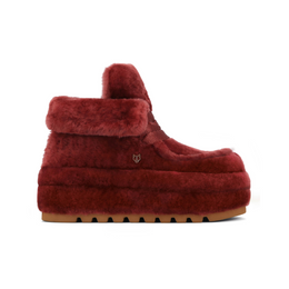 Bambi Burgundy Shearling