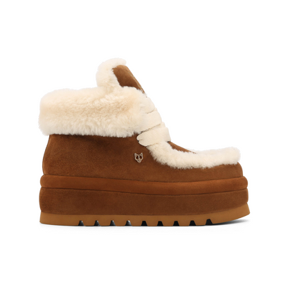 Bambi Tan Suede/Shearling