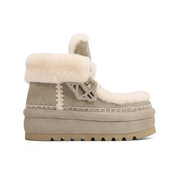 Bambi Yetti Stone Suede