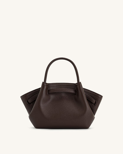 Hana Mini Tote Bag - Grayish Brown