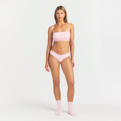 Lightweight Cotton Lace Brief