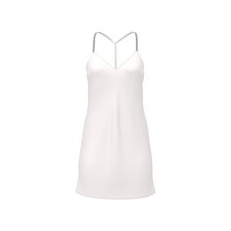 Crystal Bow Satin Mini Slip