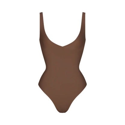 Skims Body Unlined Plunge Thong Bodysuit