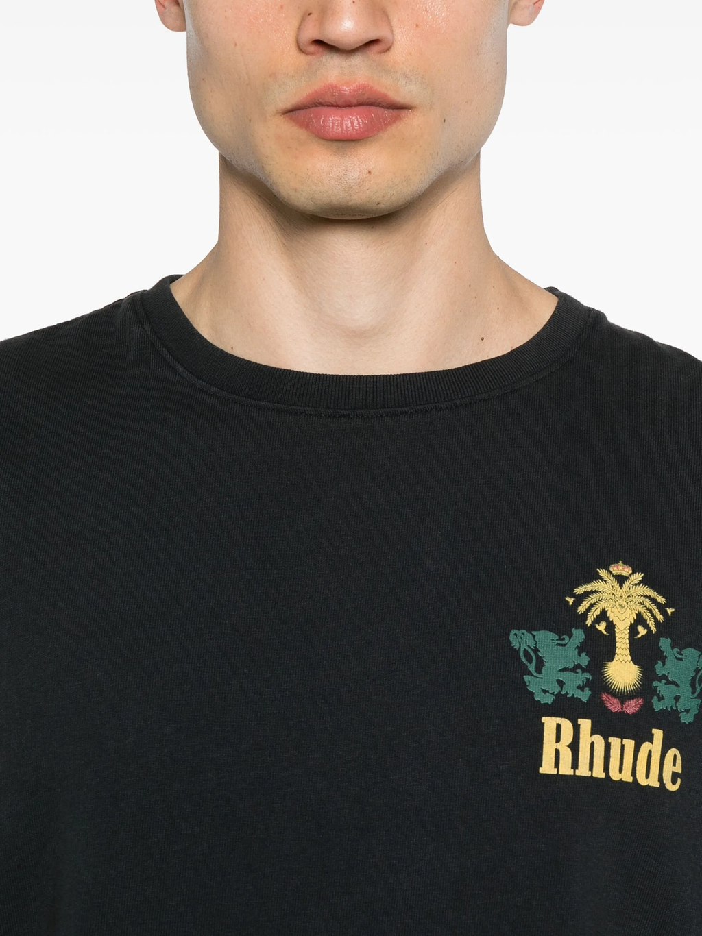 Rhude Tabaco T-Shirt in Black