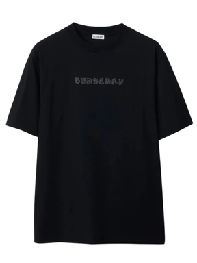 Burberry Paisley Logo Coal Black T-Shirt