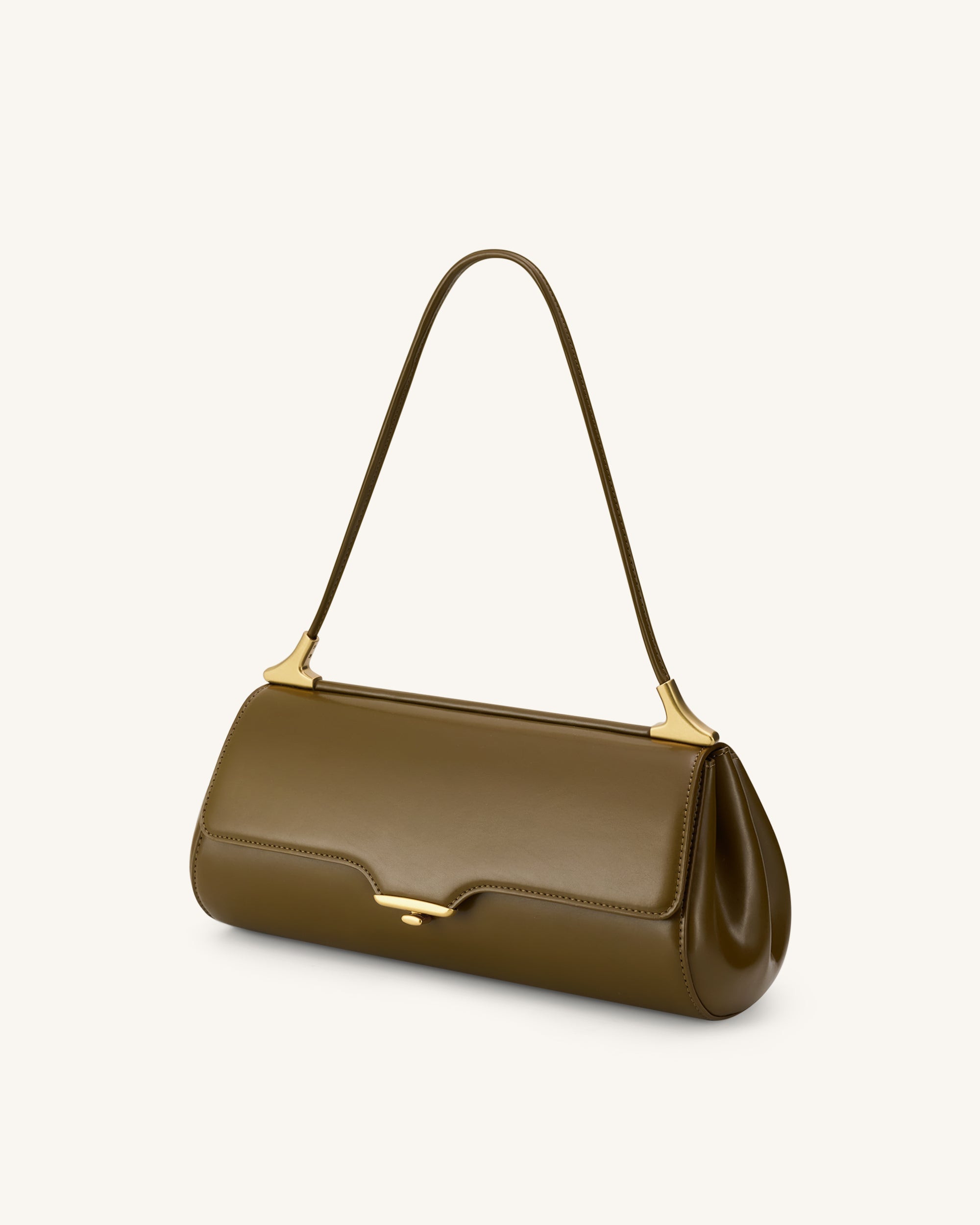 Eloise Shoulder Bag - Brown Canvas