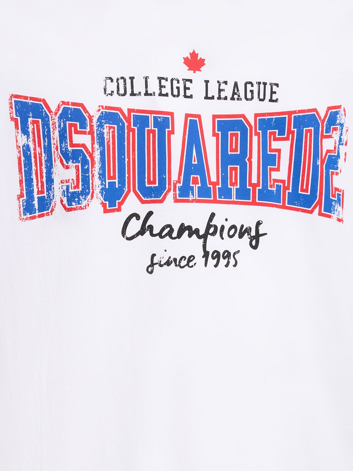 Dsquared2 Dsquared2 Printed cotton jersey t-shirt - Size: S T-Shirts | Shop From The Mirage