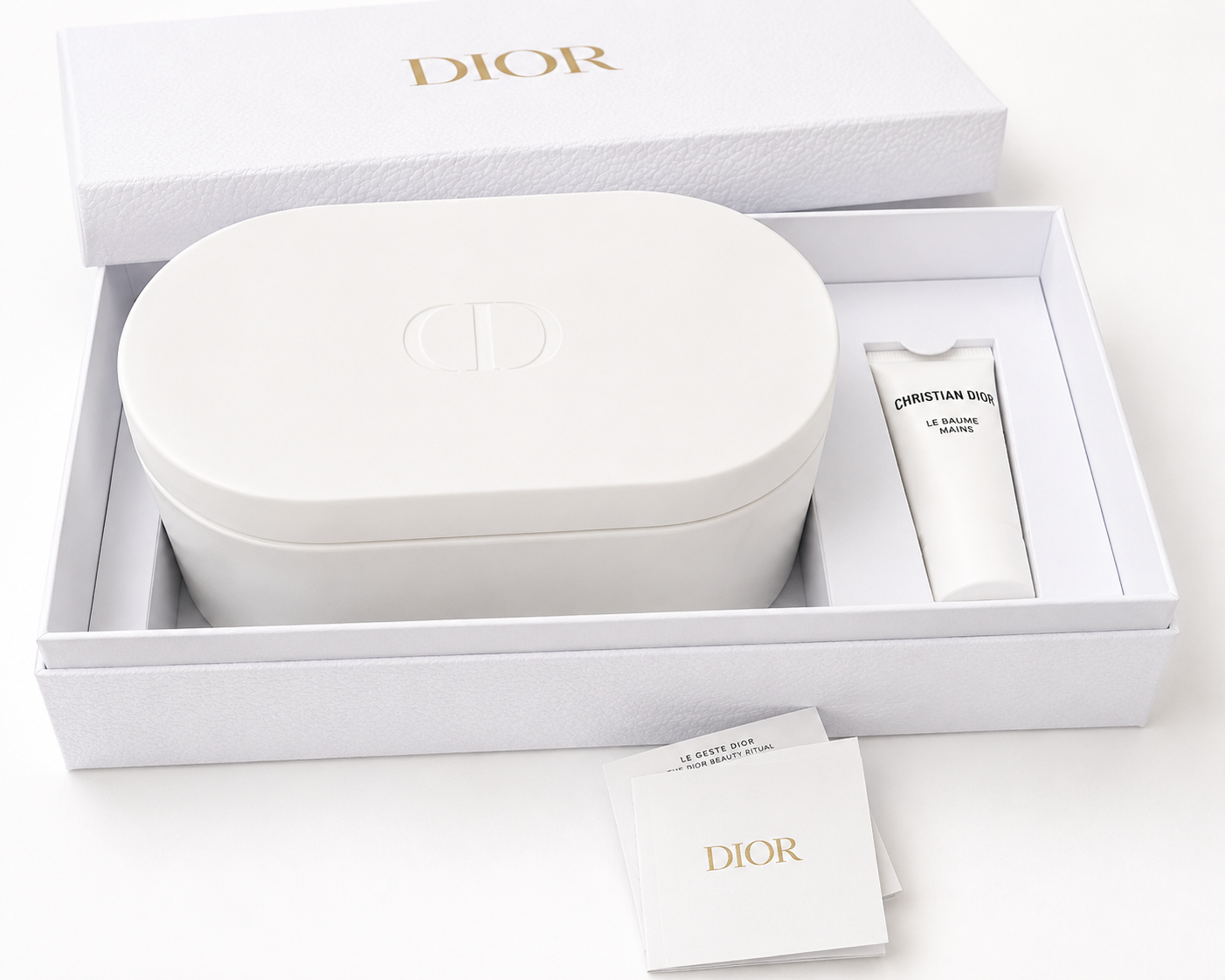 DIOR Platinum VIP Gift Set Vanity Case Wood Box Spa Accessoires LIMITED EDITION