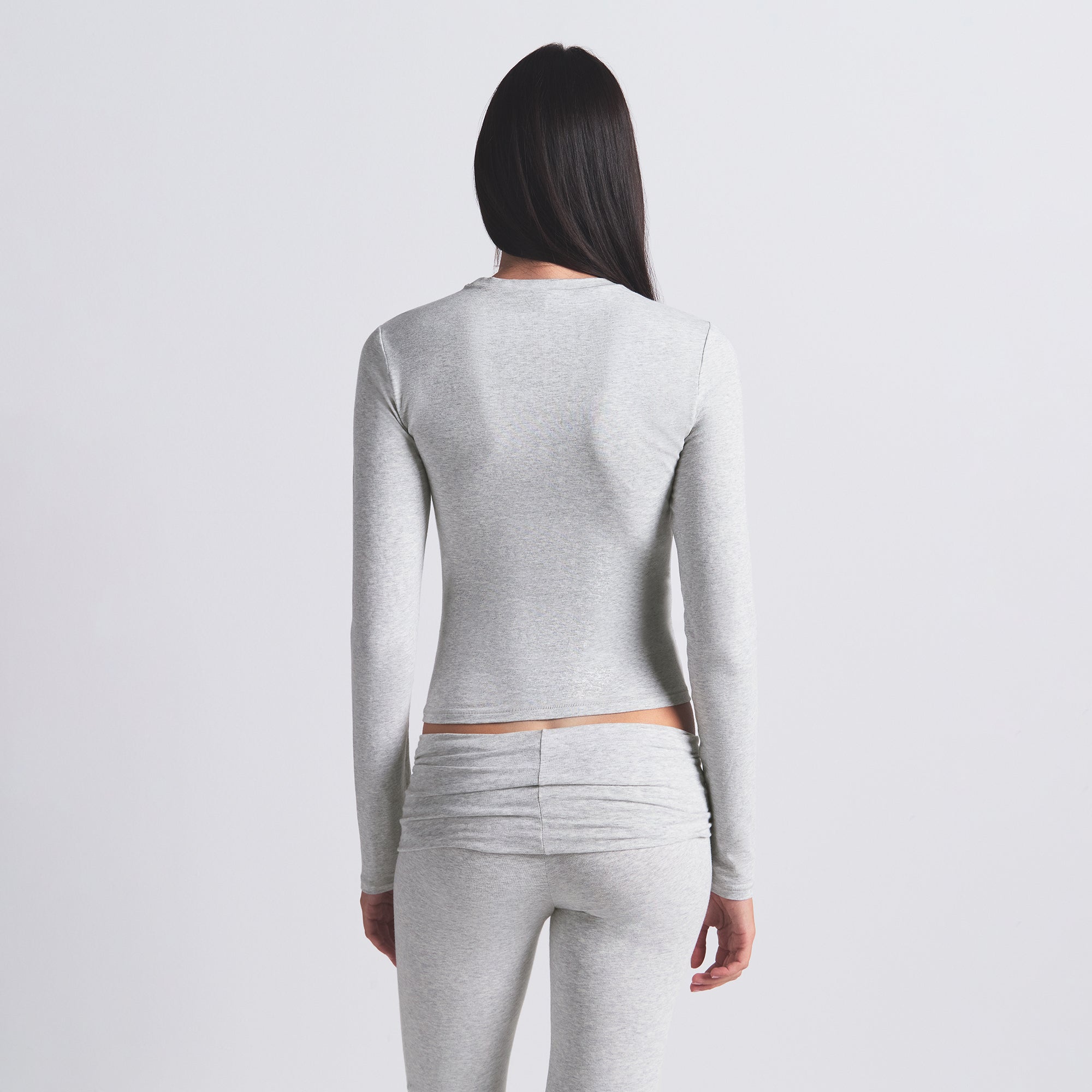 Cotton Jersey Long Sleeve T-shirt
