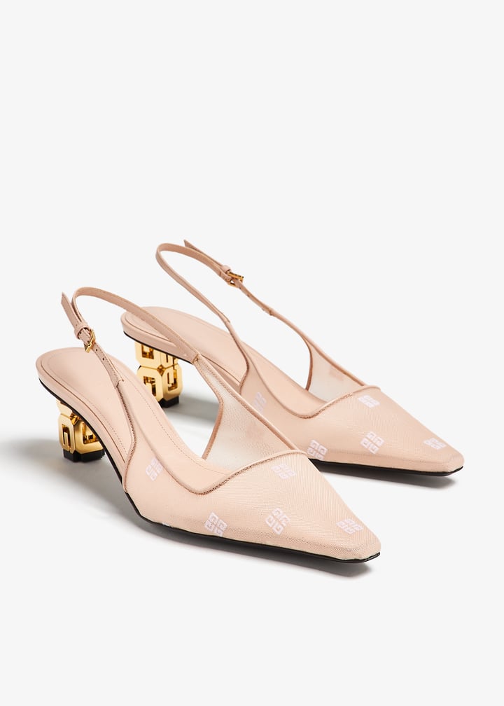 G Cube slingback pumps